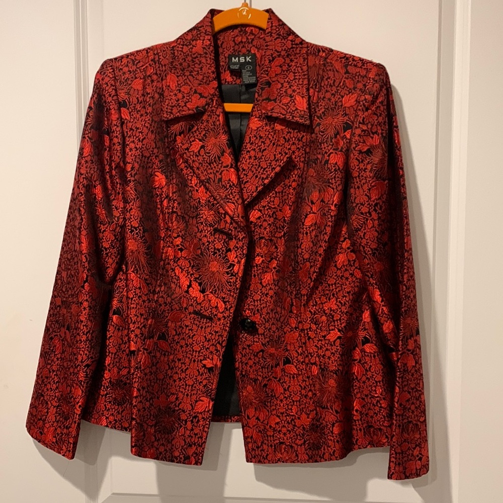 Red and Black Blaxer